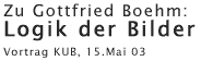  zu Gottfried Boehm  _  Logik der Bilder